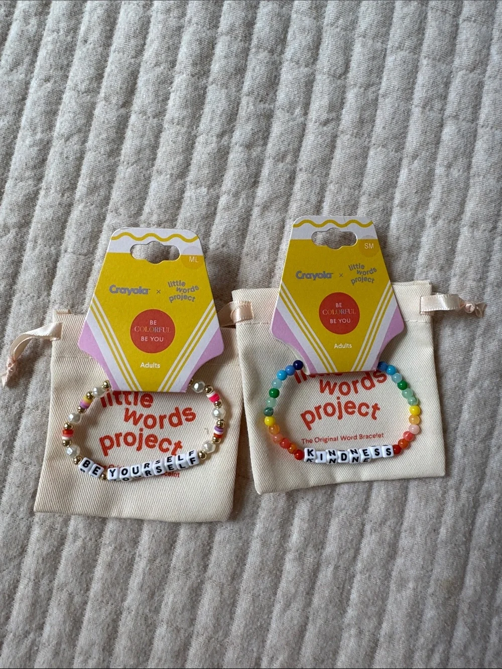 Crayola Little Words Project Rainbow Beaded Bracelets Bundle